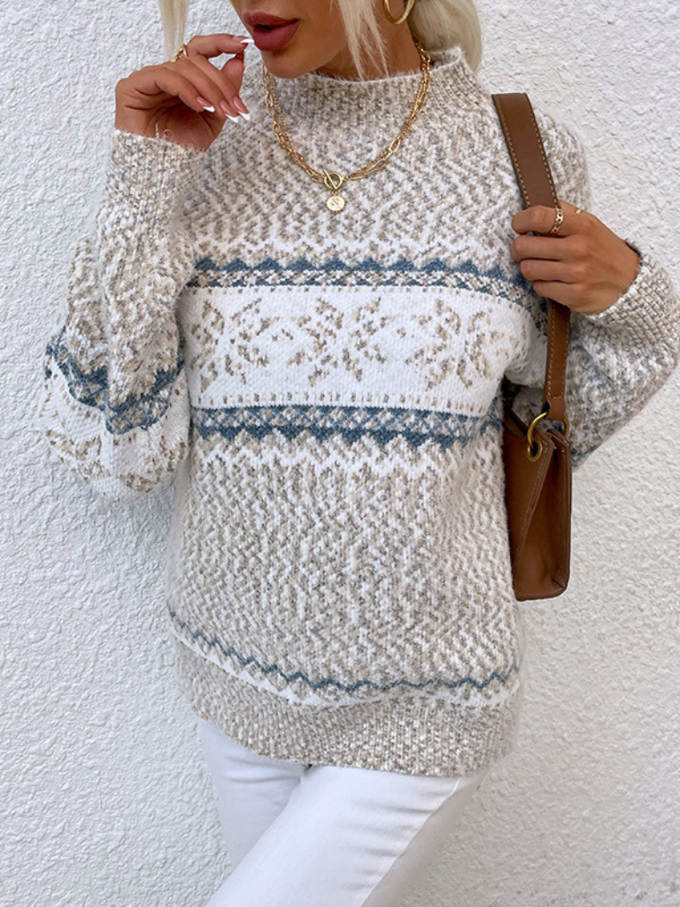 ASPEN - SNOW KNIT SWEATER-15549015949685-Nancy & Mae Savannah