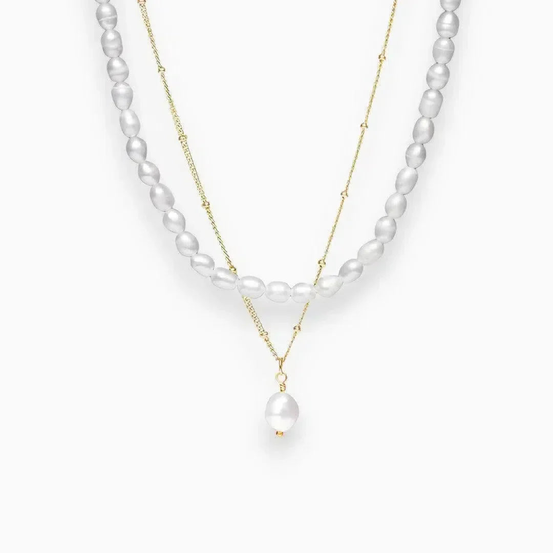 Alohani – Freshwater pearls – Necklace duo-15227799798133-Nancy & Mae Savannah