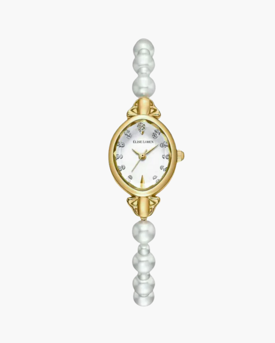 Amara Pearl – Vintage-inspired design – Bracelet watch-15233936916853-Nancy & Mae Savannah