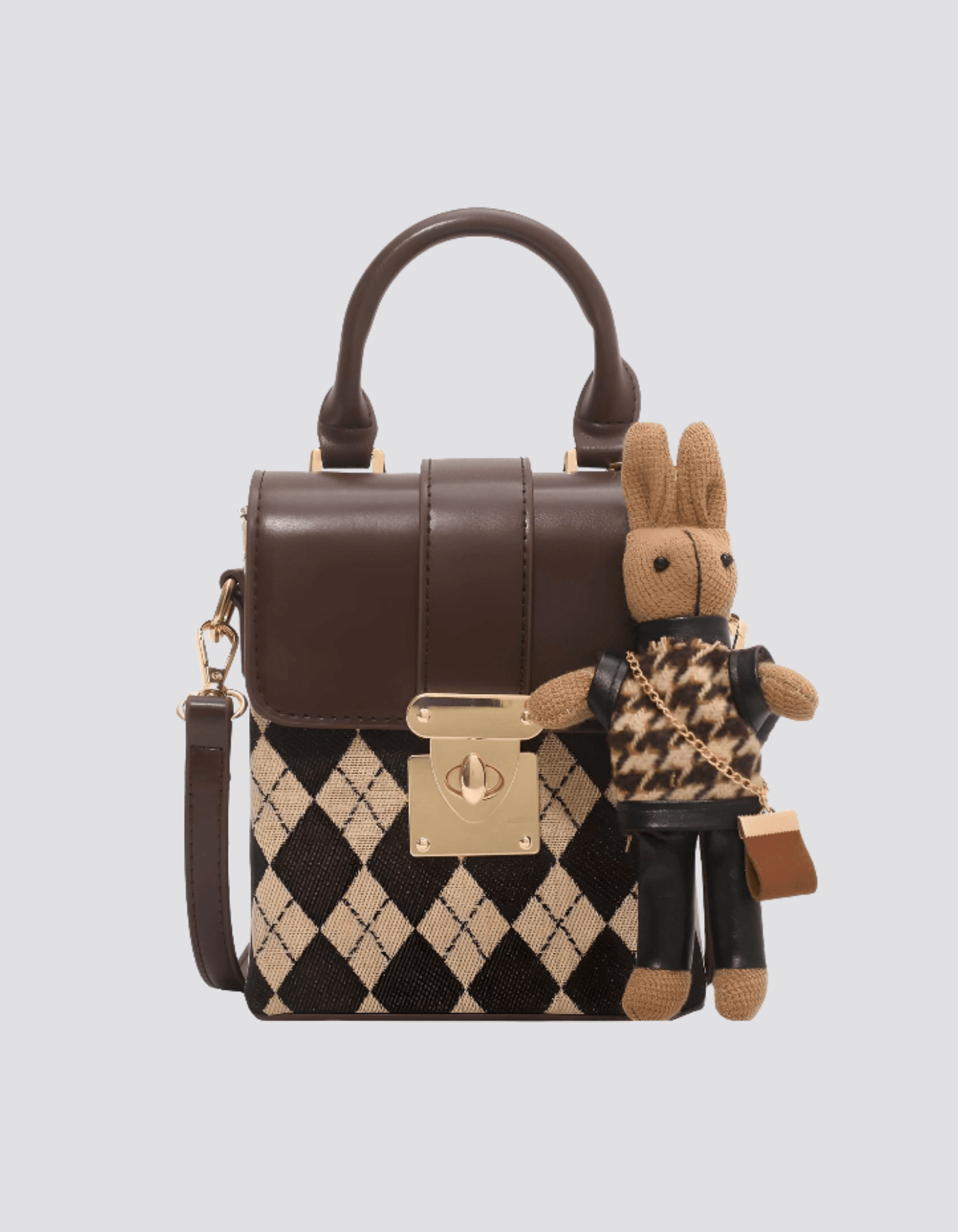 Ardenelle – Argyle flap charm – Crossbody handbag-15209173713269-Nancy & Mae Savannah