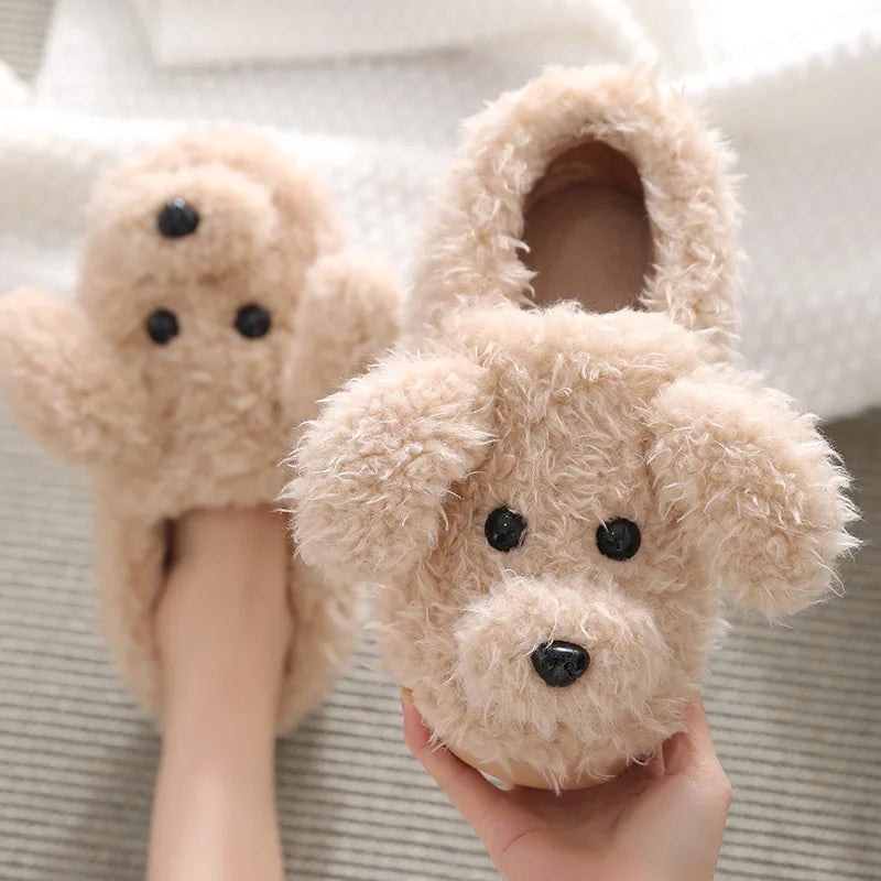 Bea - Fluffy Paws Slippers-15553287291253-Nancy & Mae Savannah