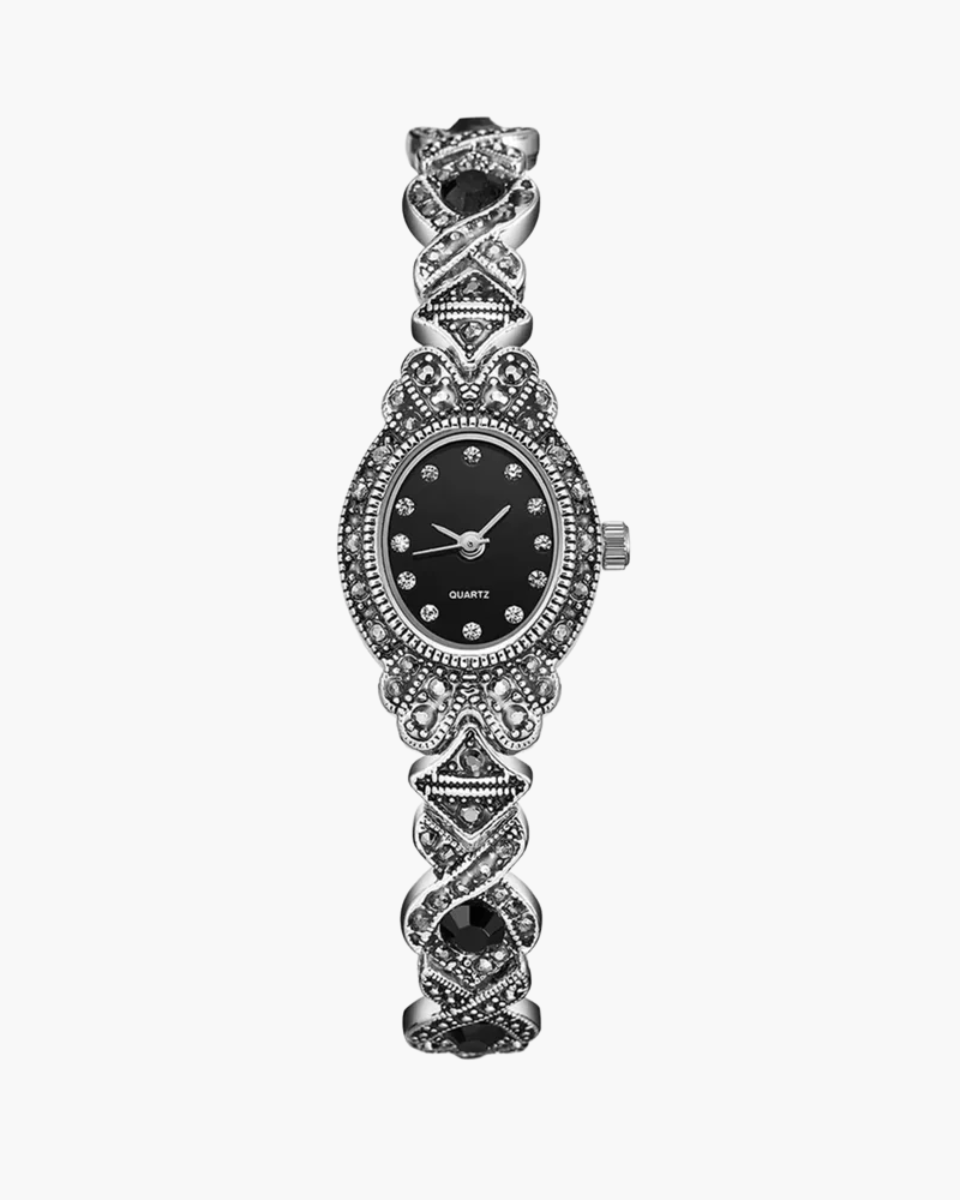 Clessidra – Intricate scrollwork bracelet – Vintage watch-15233936949621-Nancy & Mae Savannah