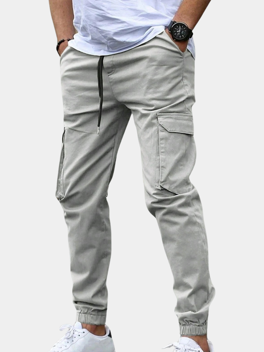 DAVID | MEN'S CARGO JOGGER TROUSERS-15553980629365-Nancy & Mae Savannah