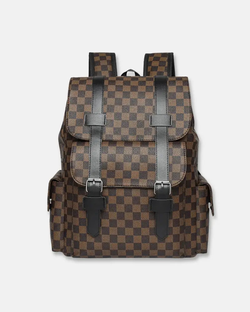 Damier Checkered Backpack-15553983447413-Nancy & Mae Savannah