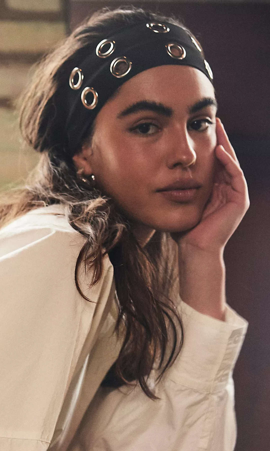 Feretta – Punk eyelet detail – Headband-15133781590389-Nancy & Mae Savannah