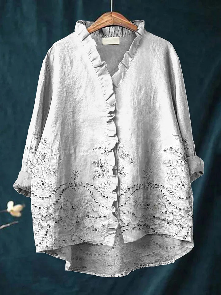 Grace - Elegant Bloom Blouse-15542206792053-Nancy & Mae Savannah