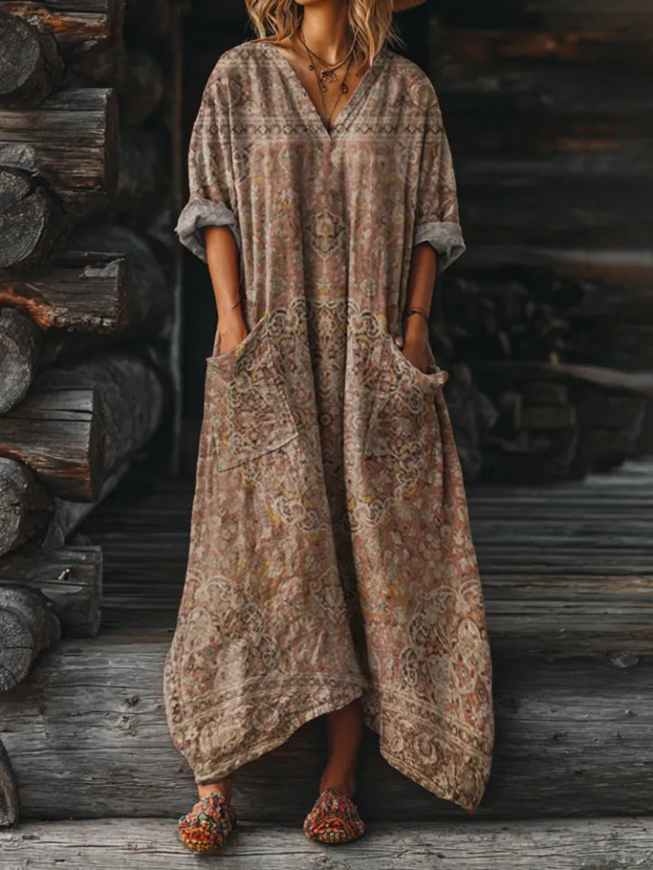 Isabelle - Bohemian Maxi Dress-15563794153845-Nancy & Mae Savannah