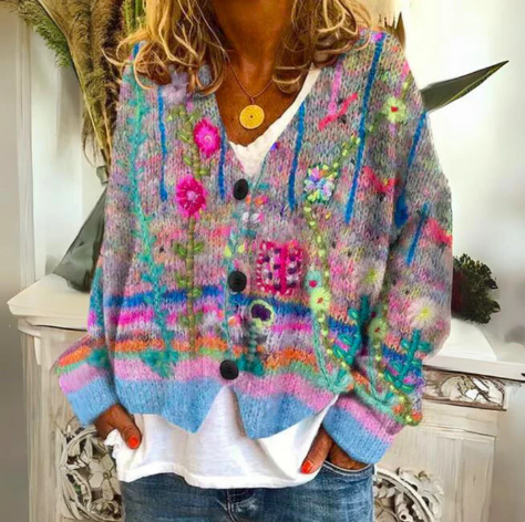 Juliet - Floral Cardigan-15518866932085-Nancy & Mae Savannah