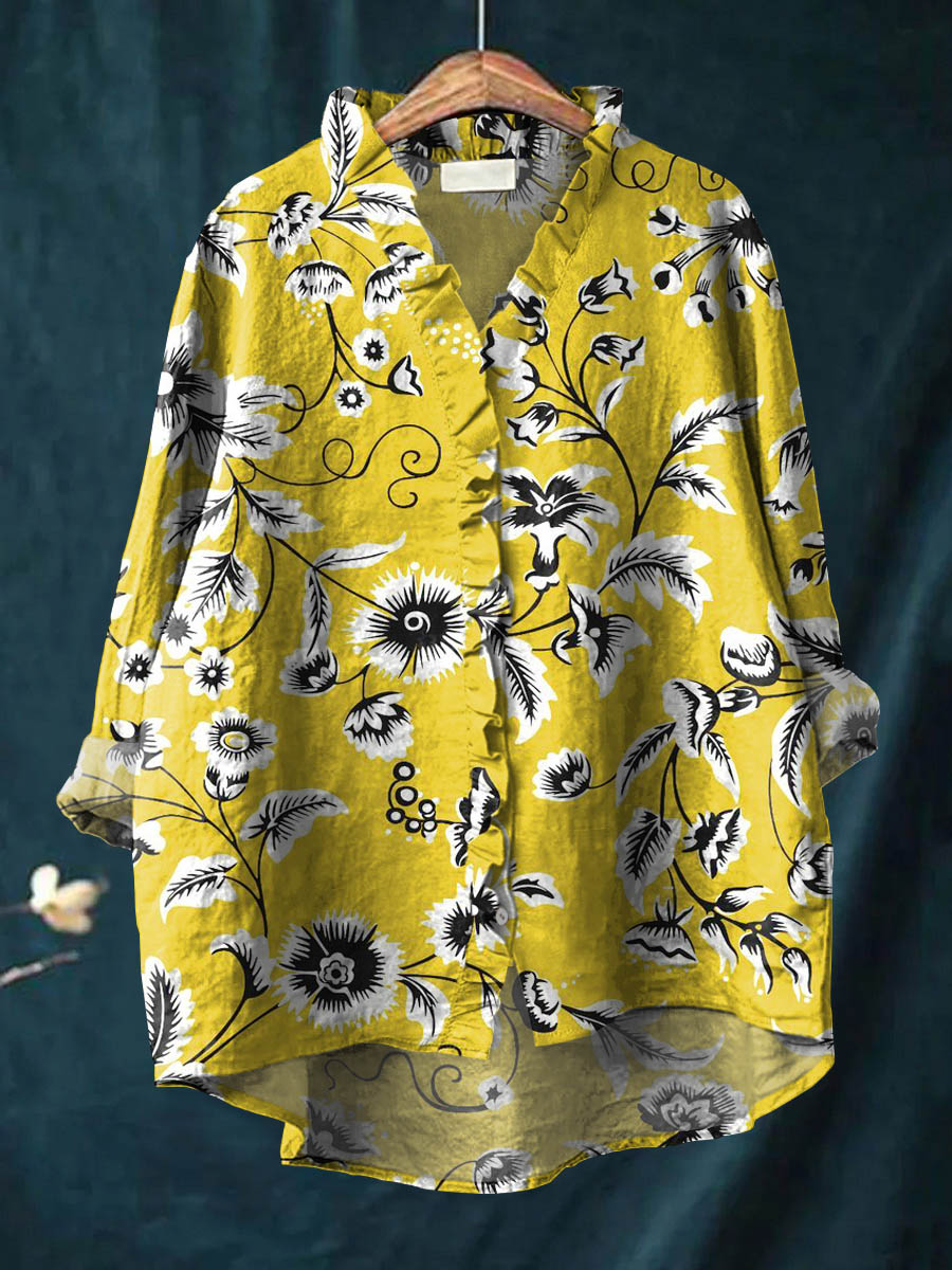 Kacey - Elegant Bloom Blouse-15542206890357-Nancy & Mae Savannah