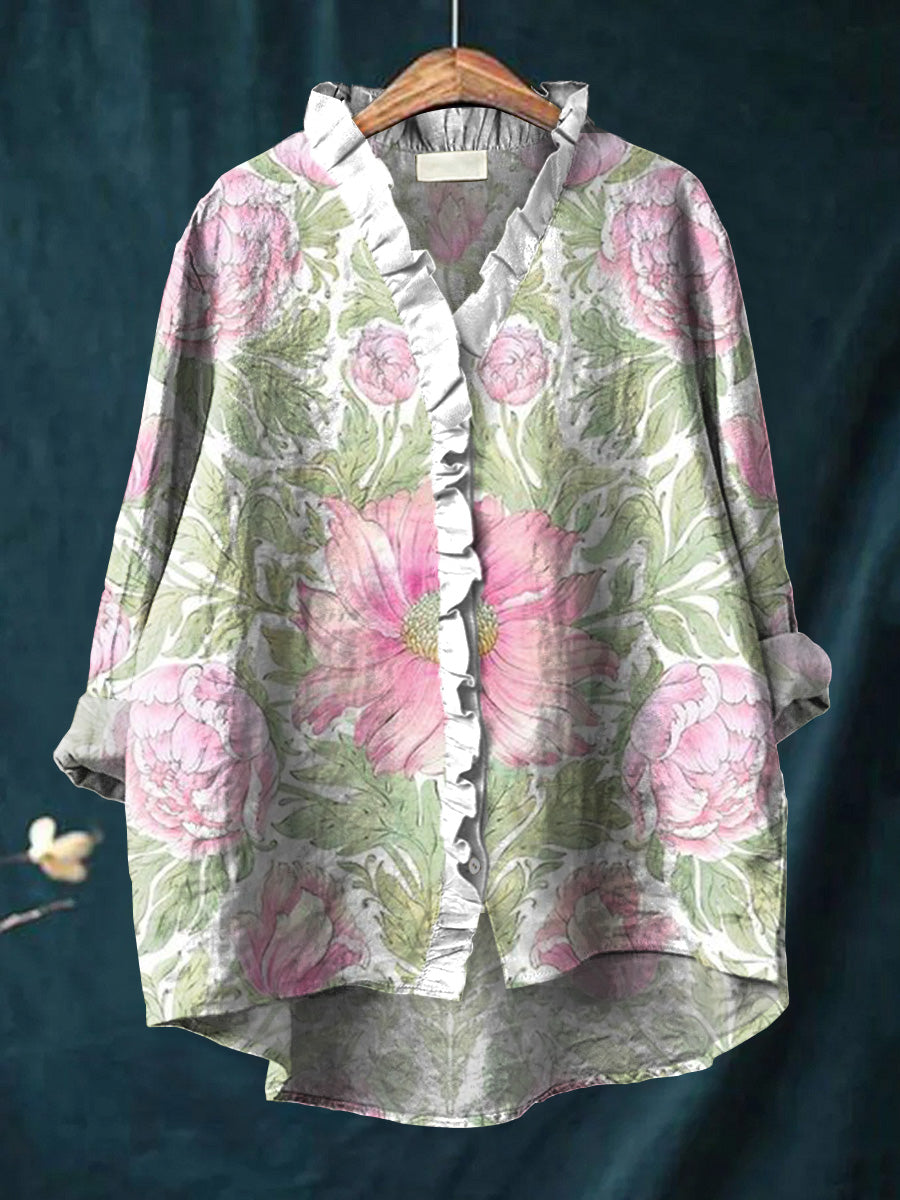 Liberty - Elegant Bloom Blouse-15542285074805-Nancy & Mae Savannah