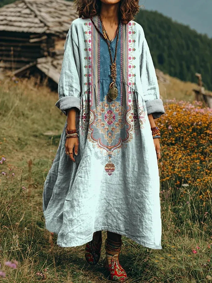 Lily - Bohemian Maxi Dress-15563794252149-Nancy & Mae Savannah