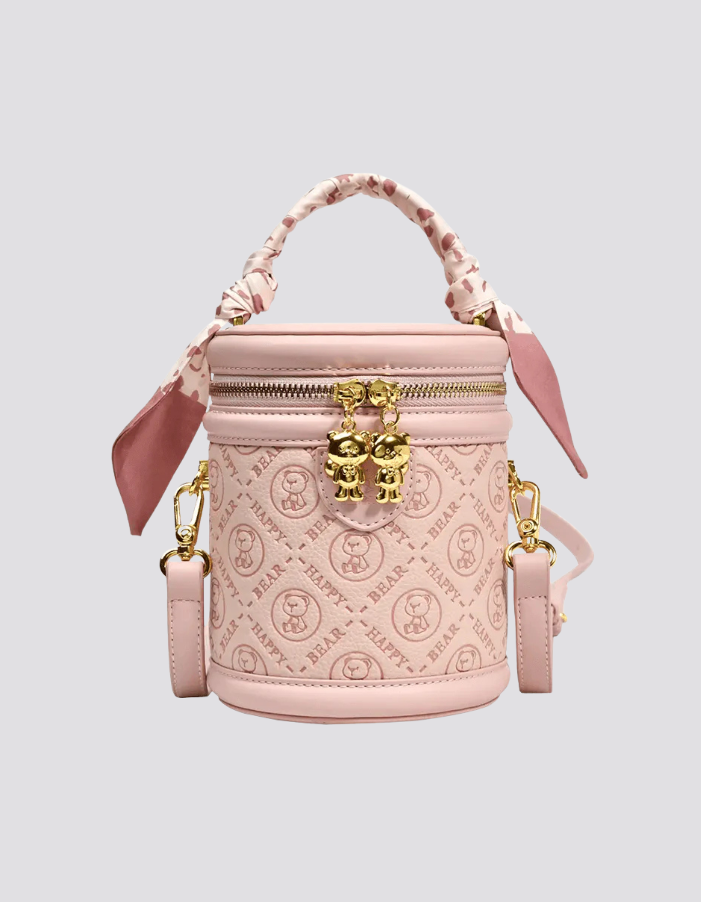 Lunetta – Gold teddy lock – Crossbody handbag-15209173909877-Nancy & Mae Savannah