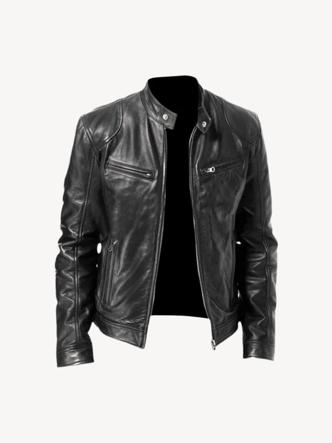 Marvin Vegan Leather Jacket-15553975845237-Nancy & Mae Savannah