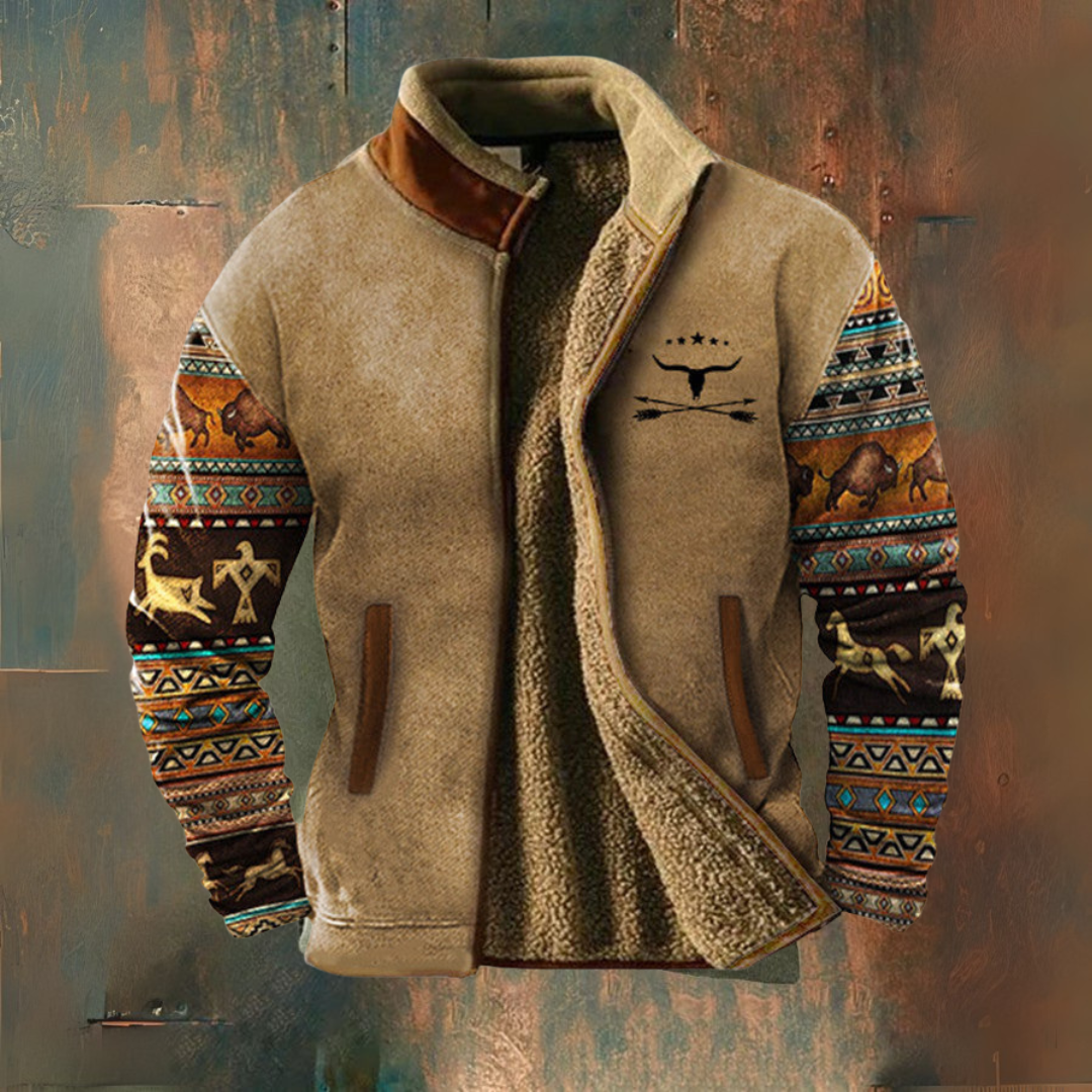 Mathéo - Casual Fleece Jacket for Men-15552184516981-Nancy & Mae Savannah