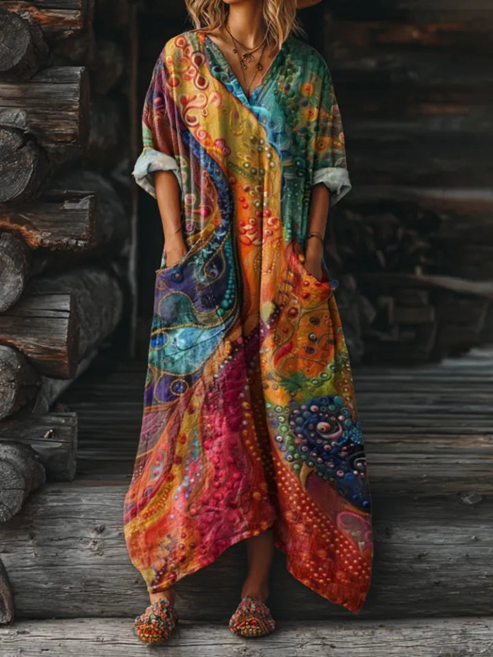 Matilda - Bohemian Maxi Dress-15563794088309-Nancy & Mae Savannah