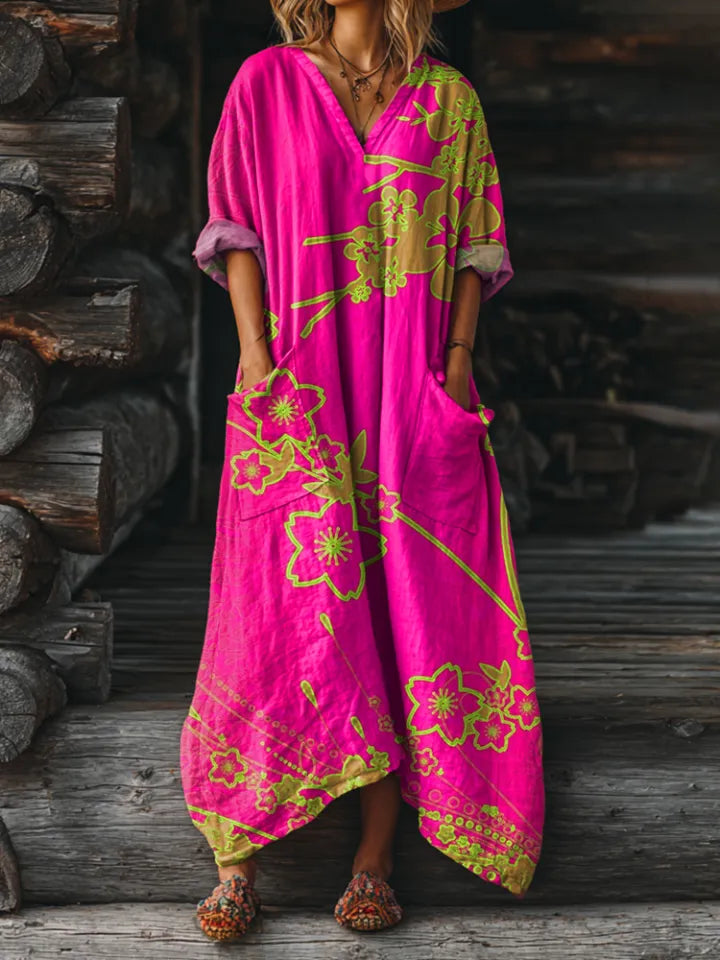 Millie - Bohemian Maxi Dress-15563794055541-Nancy & Mae Savannah