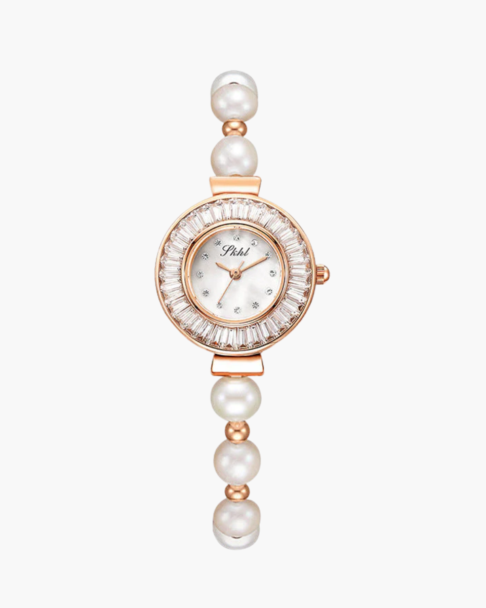 Minette – Pearl-accented bracelet – Vintage watch-15233936982389-Nancy & Mae Savannah