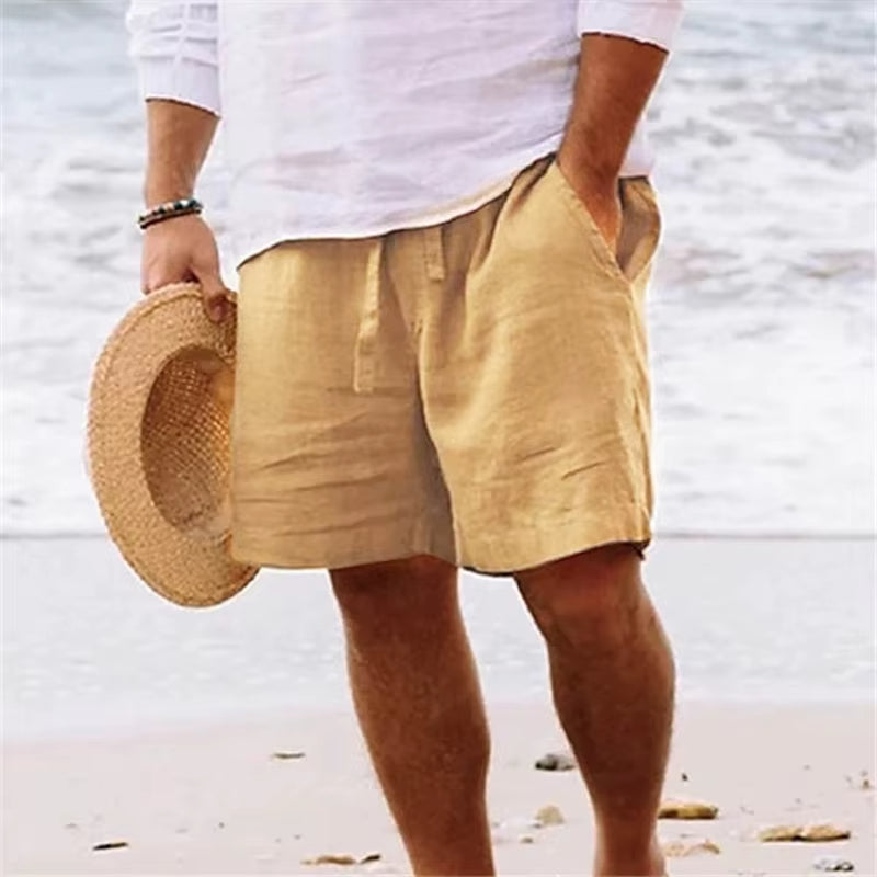 PAUL | LINEN SHORTS FOR MEN-15553979023733-Nancy & Mae Savannah