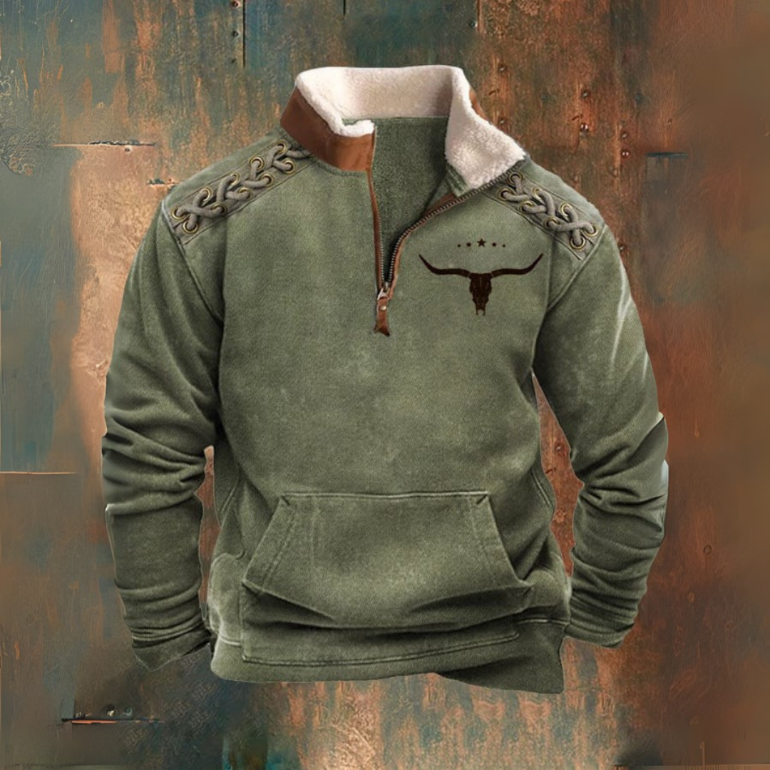 RODEO — Autumn-Winter Half-Zip Jacket-15552185172341-Nancy & Mae Savannah