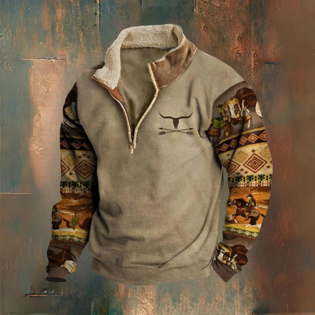 RODEO — Fall-Winter Half-Zip Jacket-15552184680821-Nancy & Mae Savannah