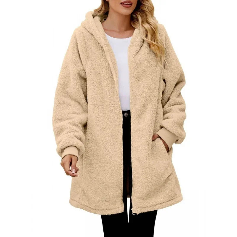 Raelyn - Hooded Fleece Jacket-15544937415029-Nancy & Mae Savannah