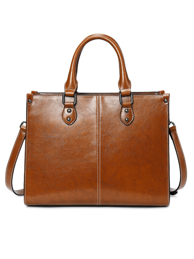SOPHIE - LUXE LEATHER HANDBAG-15549015163253-Nancy & Mae Savannah