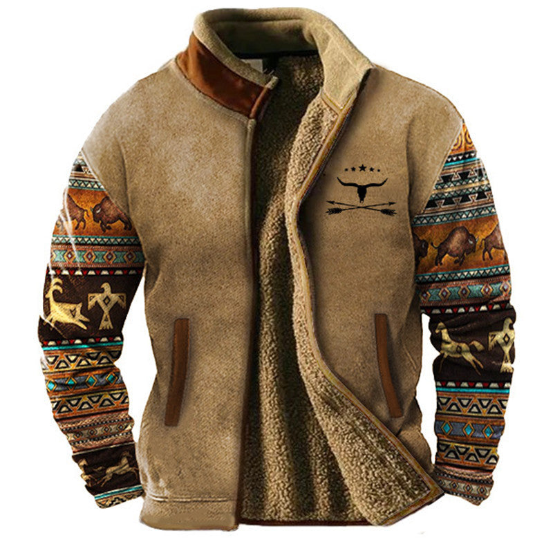 Samuel | Men's Casual Fleece Jacket-15553979220341-Nancy & Mae Savannah