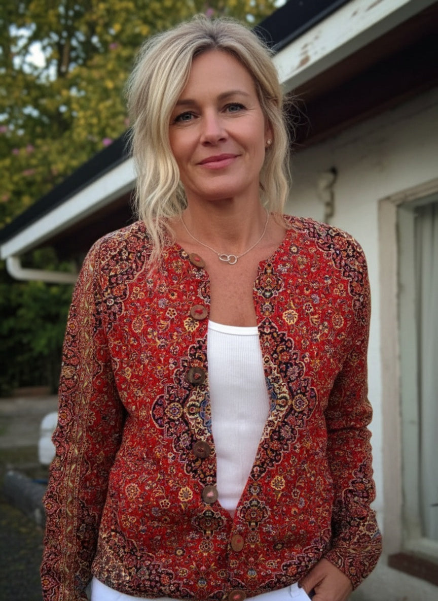 Sarah - Vintage Art Casual Cozy Long Sleeve Sweater-15530556096885-Nancy & Mae Savannah