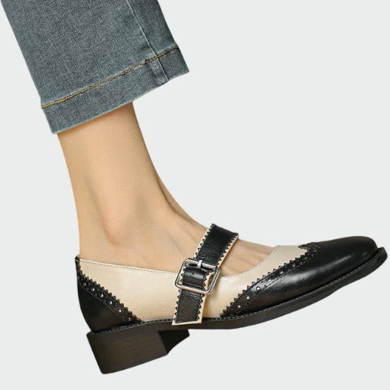 Serafina – Leather Mary Janes-15519661392245-Nancy & Mae Savannah