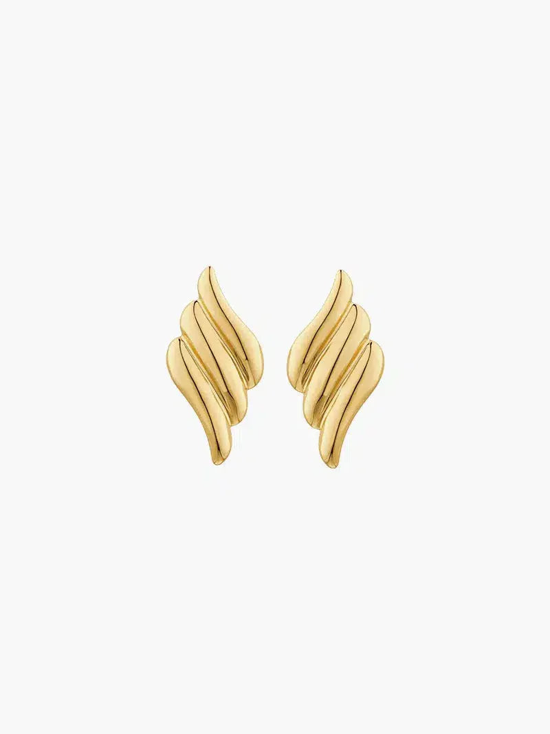 Seraphina – Angel design – Gold-plated earrings-15227778335093-Nancy & Mae Savannah