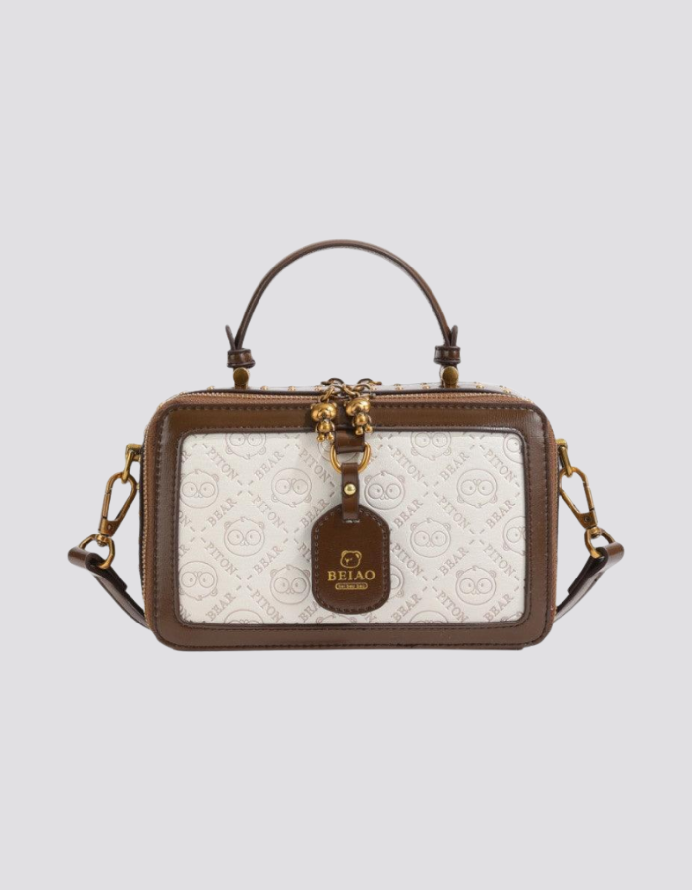 Vianella – Bear charm detail – Crossbody handbag-15209173516661-Nancy & Mae Savannah