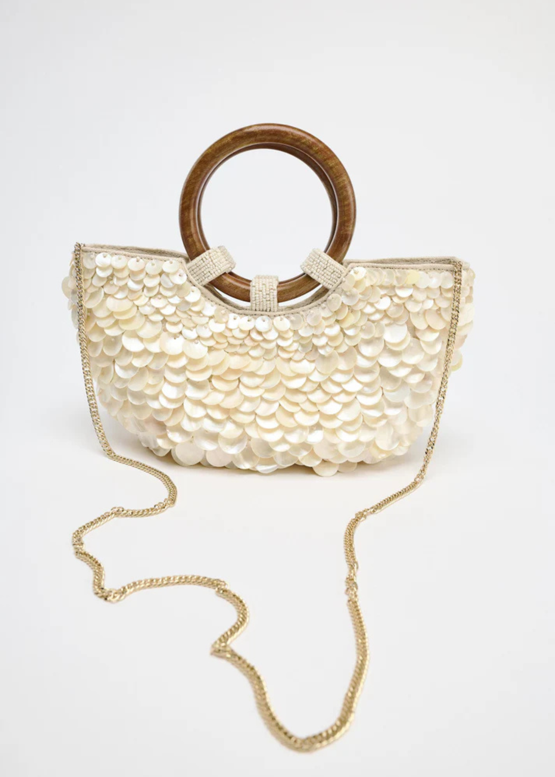 Ziaza – Sequin shell – Statement summer bag-15133817504117-Nancy & Mae Savannah