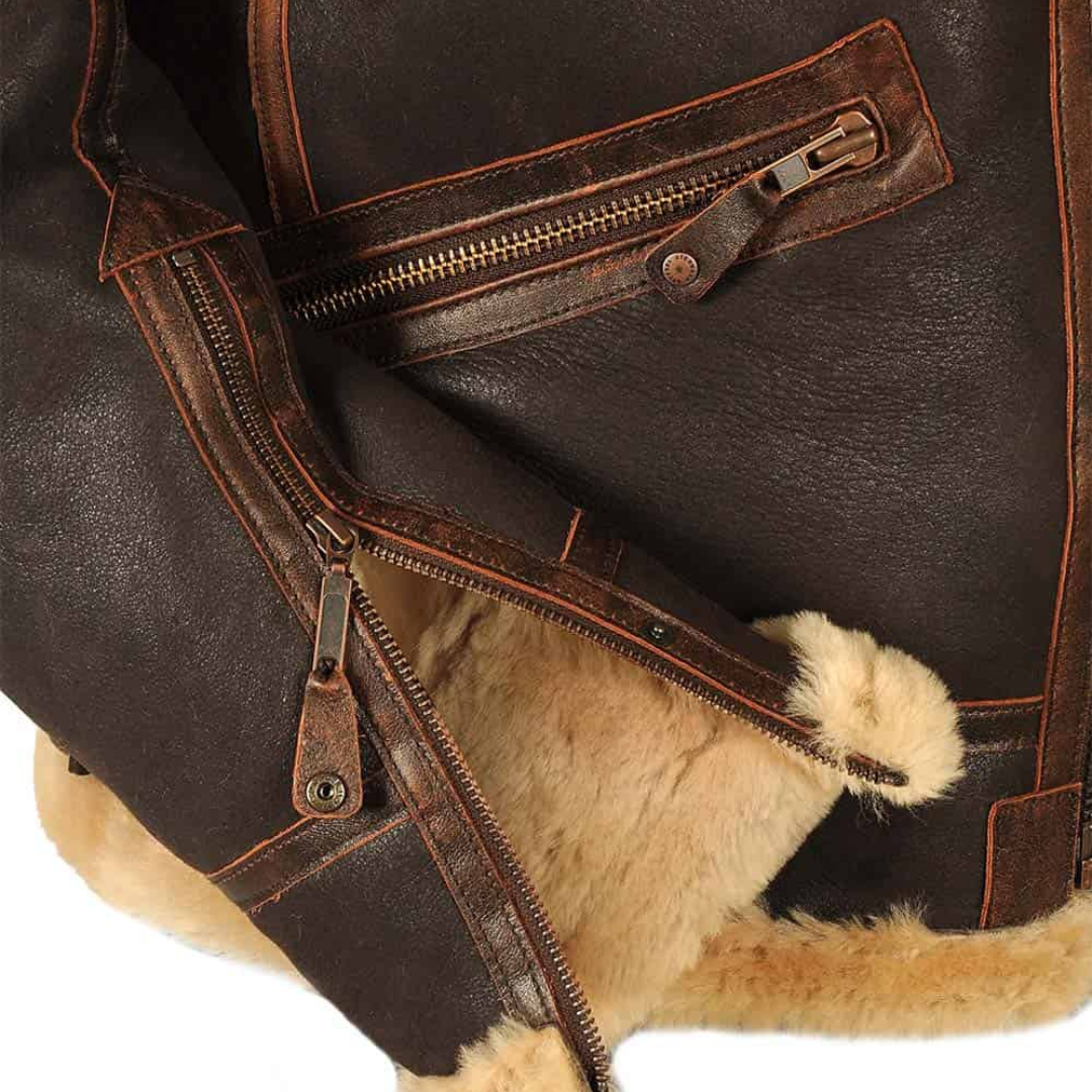 Maverick - Warm Leather Pilot Jacket