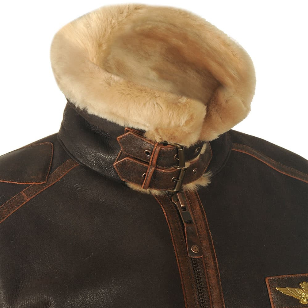 Maverick - Warm Leather Pilot Jacket