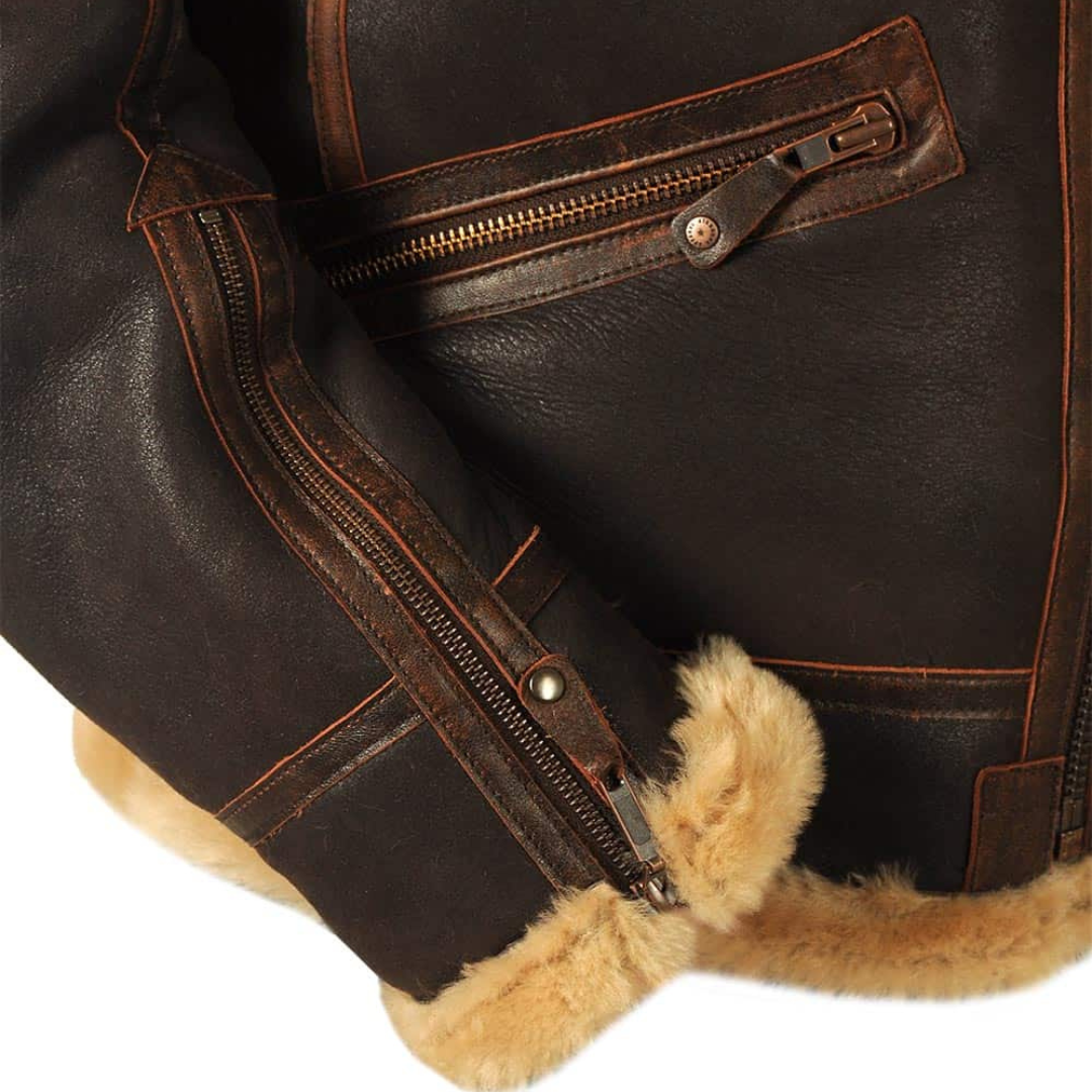 Maverick - Warm Leather Pilot Jacket