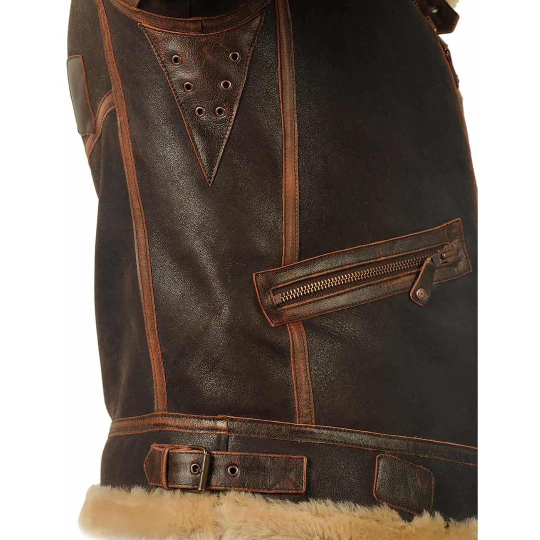 Maverick - Warm Leather Pilot Jacket