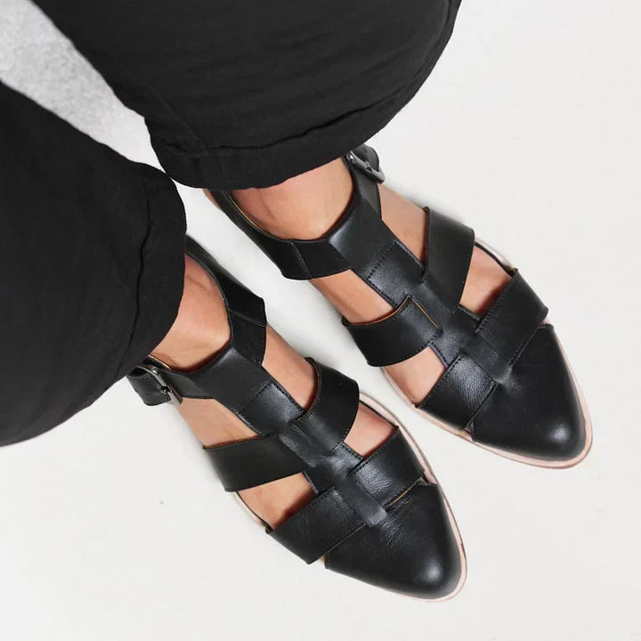 CECILIA - WOVEN FLAT SANDALS