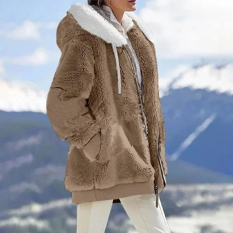 ALEX - Winter Jacket with Hood and Zipper-15519826903413-Mirella Fiore
