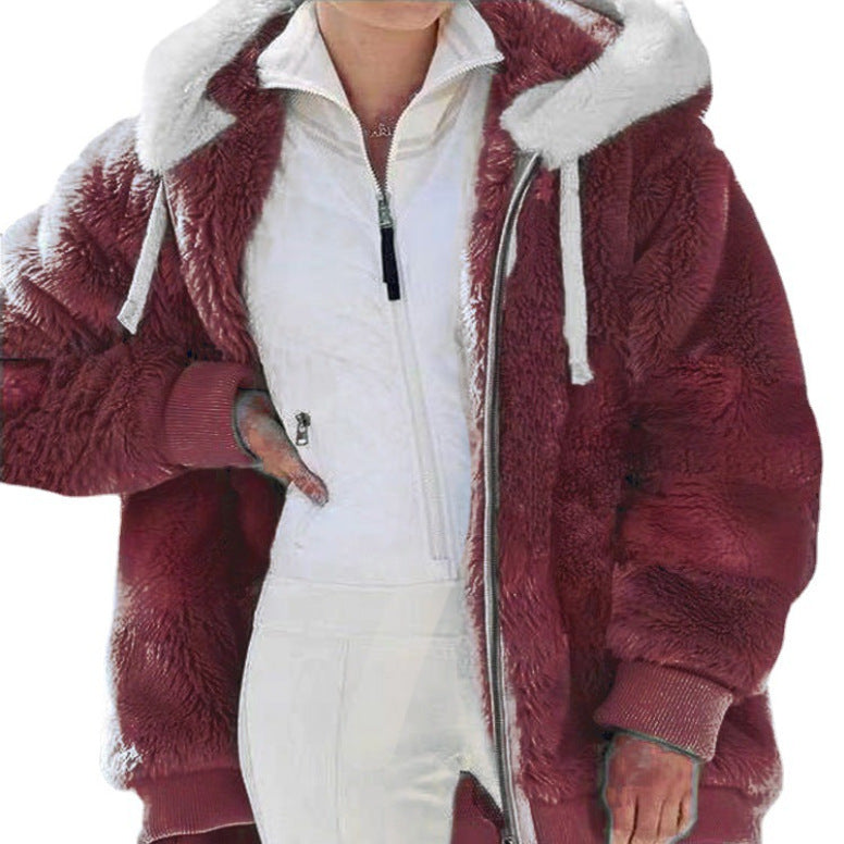ALEX - Winter Jacket with Hood and Zipper-15519826903413-Mirella Fiore