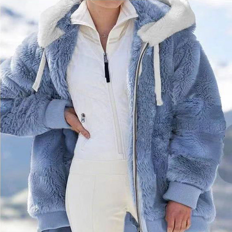 ALEX - Winter Jacket with Hood and Zipper-15519826903413-Mirella Fiore