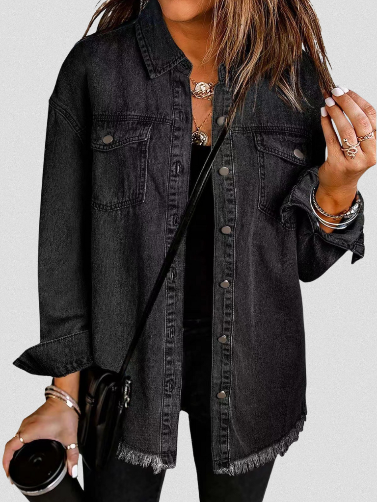 ANGELA - CLASSIC DENIM SHIRT-15549015359861-Mirella Fiore