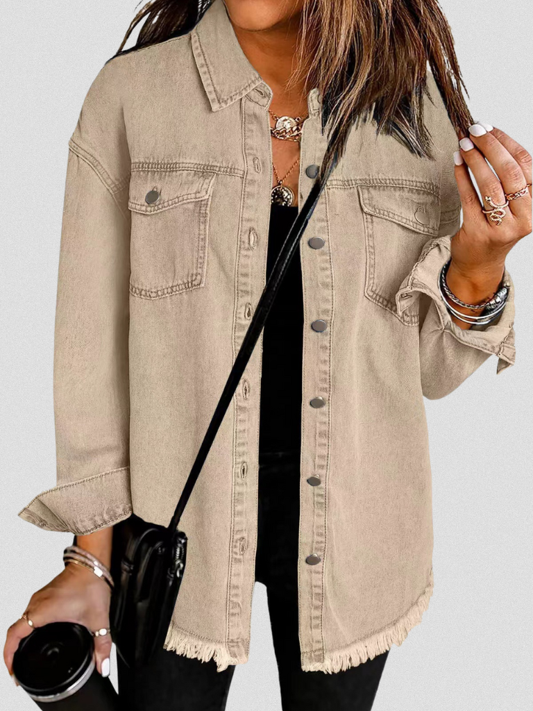 ANGELA - CLASSIC DENIM SHIRT-15549015359861-Mirella Fiore