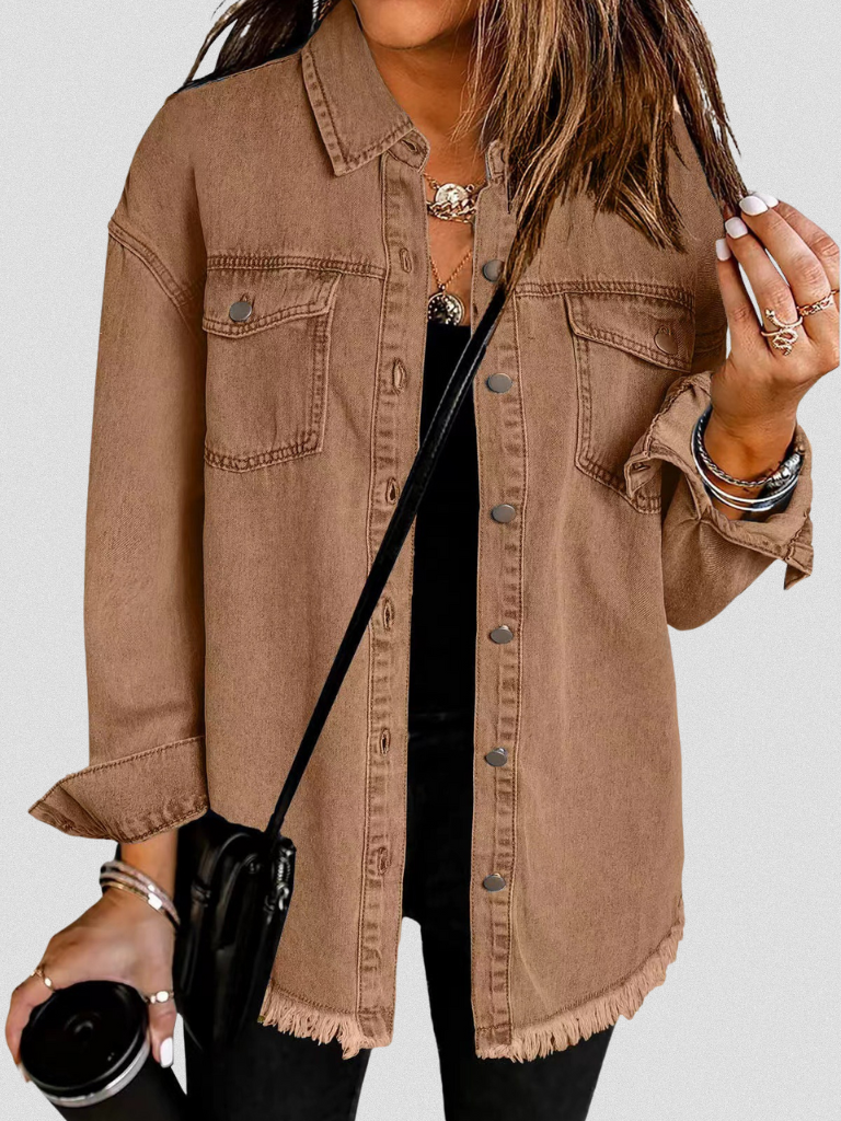 ANGELA - CLASSIC DENIM SHIRT-15549015359861-Mirella Fiore