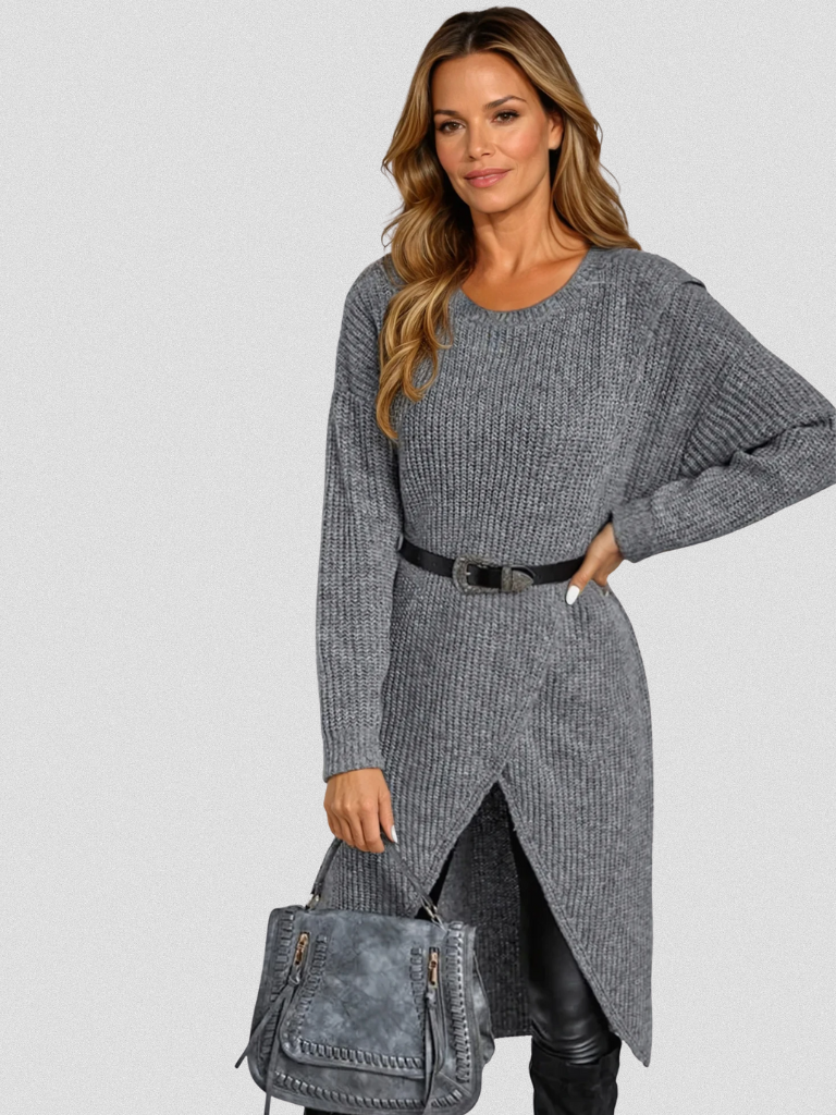 ARIA - WRAP KNIT DRESS-15549015327093-Mirella Fiore