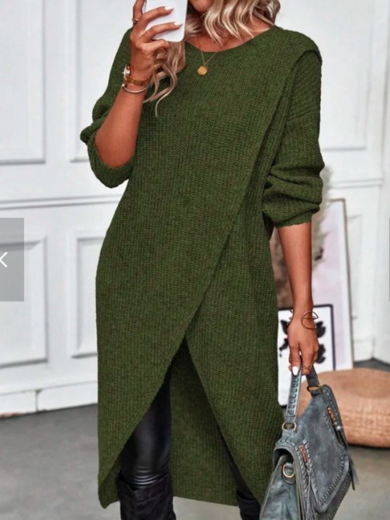 ARIA - WRAP KNIT DRESS-15549015327093-Mirella Fiore