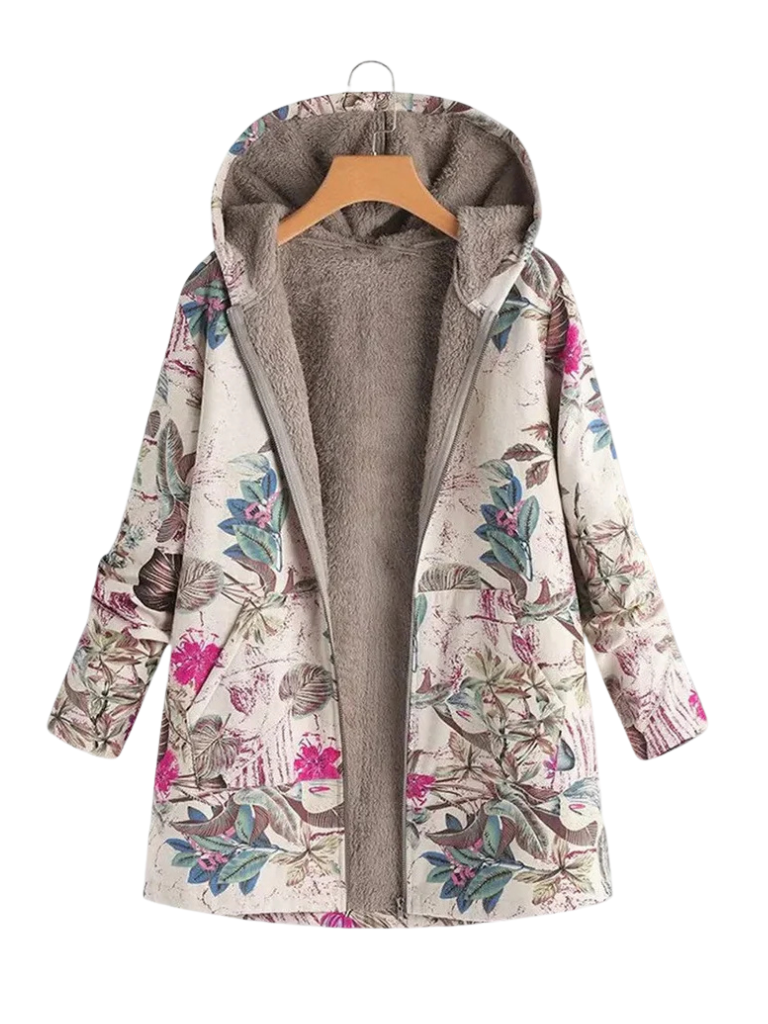 AURORA - COZY PRINT COAT-15549015294325-Mirella Fiore