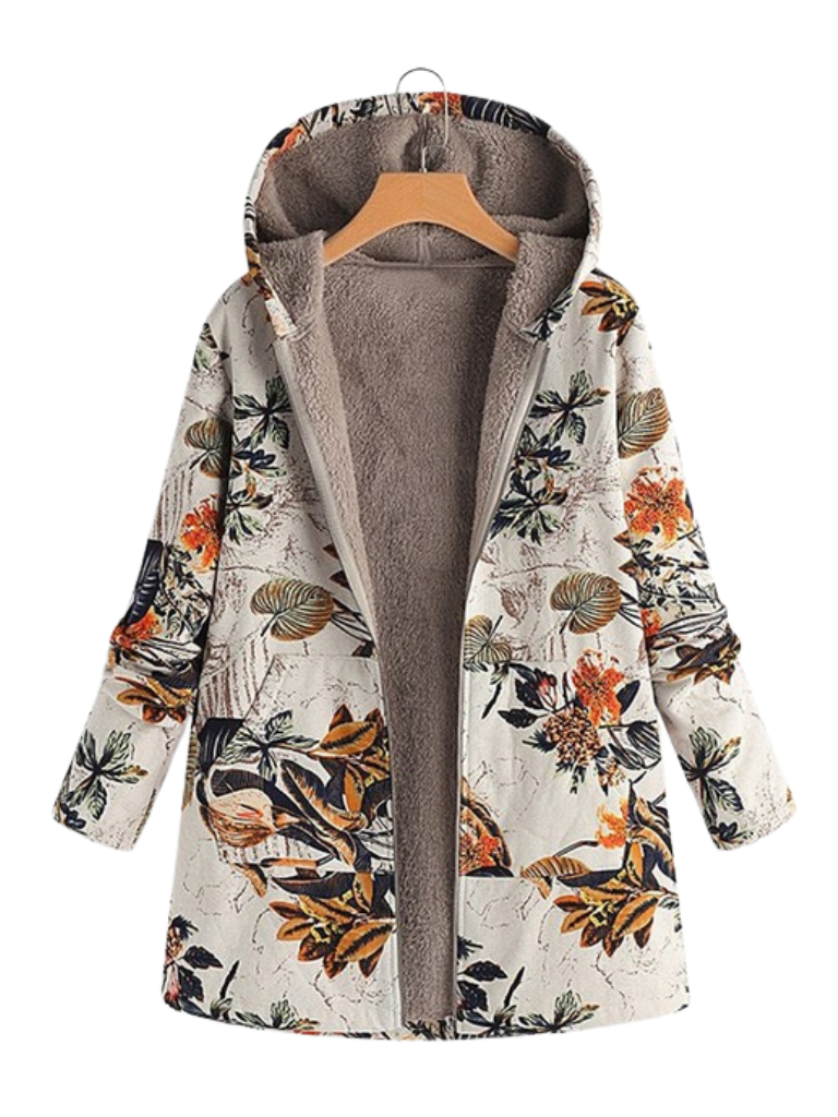AURORA - COZY PRINT COAT-15549015294325-Mirella Fiore
