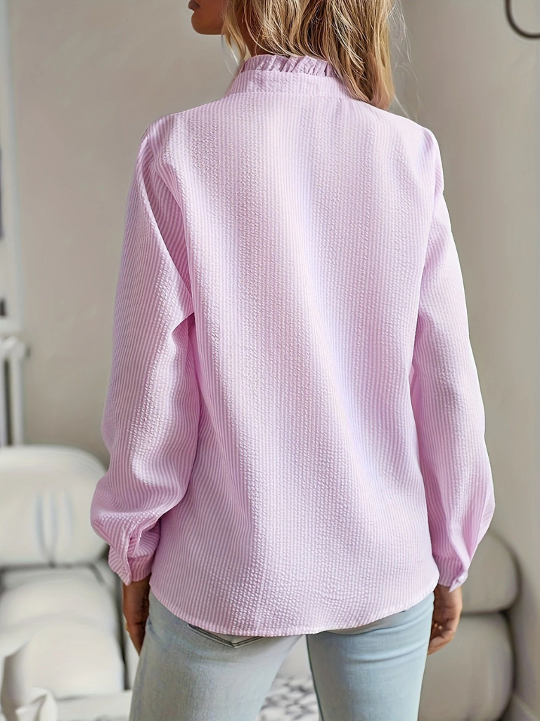 AURORA - RUFFLE BLOUSE-15549013754229-Mirella Fiore