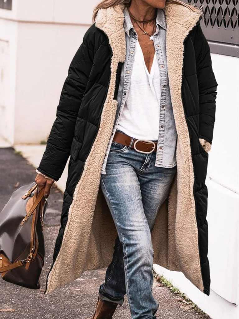 AVERY - REVERSIBLE LONGLINE COAT-15549014638965-Mirella Fiore