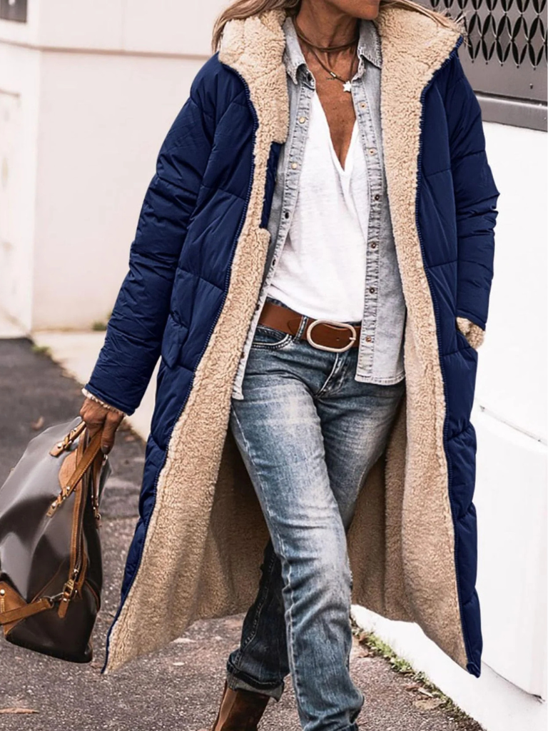 AVERY - REVERSIBLE LONGLINE COAT-15549014638965-Mirella Fiore